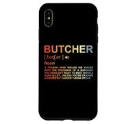Dictionnaire du Boucher Personne de la Viande Carnivore Coque pour iPhone XS Max