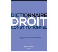 Dictionnaire Du Droit Constitutionnel