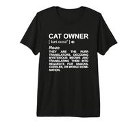 Dictionnaire du propriétaire de Chat pour Un père de Chat T-Shirt Haut de Gamme