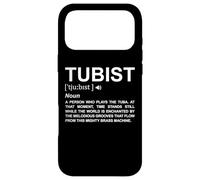 Dictionnaire du tubiste Passionné de Tuba Instrument à Vent Coque pour iPhone 17 Pro Max