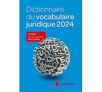 Dictionnaire du vocabulaire juridique 2024