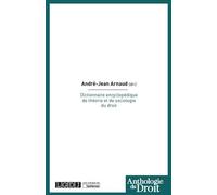 Dictionnaire Encyclopédique De Théorie Et De Sociologie Du Droit