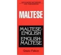 Dictionnaire et manuel de conversation maltais-anglais/anglais-maltais