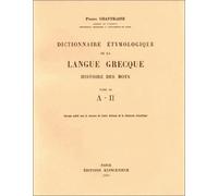Dictionnaire Étymologique De La Langue Grecque N° 3 - Lambda-Pi