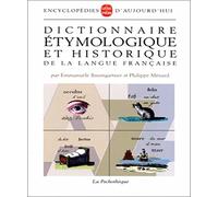 Dictionnaire étymologique et historique de la langue française