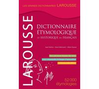 Dictionnaire étymologique et historique du français - Henri Mitterand - Larousse - broché - Dictionnaire et encyclopédie
