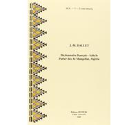 Dictionnaire Francais-Kabyle: Parler Des at Mangellat Algerie