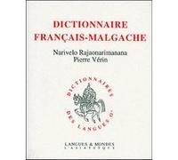 Dictionnaire français-malgache Narivelo Rajaonarimanana (Auteur), Pierre Vérin (Auteur)