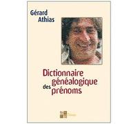 Dictionnaire Généalogique Des Prénoms