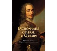 Dictionnaire général de Voltaire - Collectif - Honore Champion Eds - broché - Dictionnaire et encyclopédie