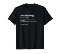 Dictionnaire grimpeur de Roche drôle passionné d'escalade T-Shirt
