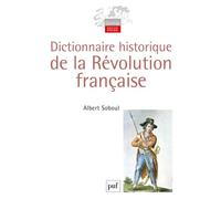 Dictionnaire historique de la Révolution française - Albert Soboul - Puf - broché - Dictionnaire et encyclopédie