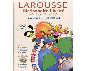 Dictionnaire Illustré : Anglais/français, français/anglais, CE2-CM1-CM2 (CD audio+ poster inclus)