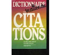 Dictionnaire inattendu des citations