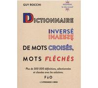 Dictionnaire inversé de mots croisés, mots fléchés Tome 1 (F à O)