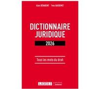 Dictionnaire juridique 2026 Alain Bénabent (Auteur), Yves Gaudemet (Auteur)
