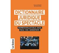 Dictionnaire juridique du spectacle: PROPRIETE INTELLECTUELLE SOCIAL FISCAL CIVIL ADMINISTRATIF