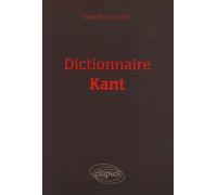 Dictionnaire Kant - Jean-Marie Vaysse - Ellipses - broché - Dictionnaire et encyclopédie