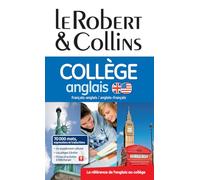 Dictionnaire Le Robert & Collins Collège Anglais + règle des verbes irréguliers