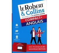 Dictionnaire Le Robert & Collins Compact Plus anglais: Relié + Dictionnaire à télécharger PC