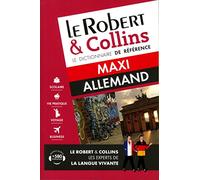 Dictionnaire Le Robert & Collins Maxi Allemand: Broché