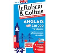 Dictionnaire Le Robert & Collins Poche anglais et sa version numérique à télécharger PC - Nouvelle édition