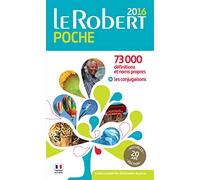 Dictionnaire Le Robert de poche 2016