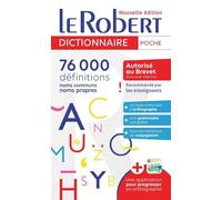 Collectif Le Robert – Dictionnaire Le Robert de Poche langue française – 65 000 définitions – Poche