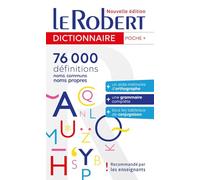 Dictionnaire Le Robert de Poche Plus langue française