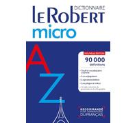 Dictionnaire Le Robert Micro
