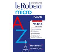 Dictionnaire Le Robert Micro Poche