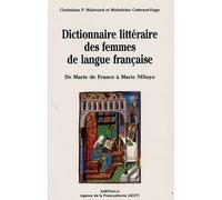 Dictionnaire littéraire des femmes de langue française