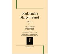 Dictionnaire Marcel Proust Coffret avec 2 volumes - Collectif - Honore Champion - Coffret - Essai