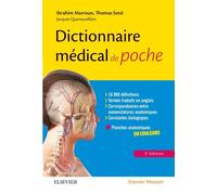 Dictionnaire médical de poche Avec des planches anatomiques en couleurs - Ibrahim Marroun - Elsevier Masson - broché - Etude