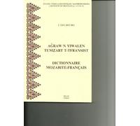 Dictionnaire Mozabite-francais Index Recapitulatif Francais-mozabite. Ms2