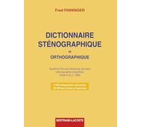 Dictionnaire orthogr.et steno.