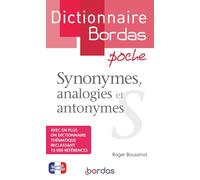 Dictionnaire poche des synonymes, analogies et antonymes: Sous la direction de Jean Pruvost