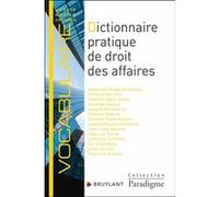 Dictionnaire Pratique De Droit Des Affaires
