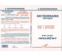 Dictionnaire pratique français-tamoul srilankais - - Sathasivam Sachchithanantham - L'harmattan - Livre
