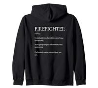 Dictionnaire Sarcastique Amusant de la définition des Pompiers Sweat à Capuche