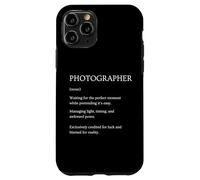 Dictionnaire Sarcastique de définition drôle de Photographe Coque pour iPhone 11 Pro