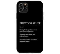 Dictionnaire Sarcastique de définition drôle de Photographe Coque pour iPhone 11 Pro Max