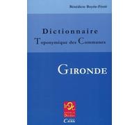 Dictionnaire : Toponymique des Communes