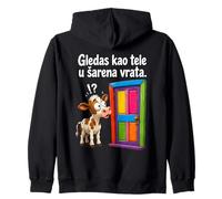 Dicton drôle des Balkans : Cale u vrata Sweat à Capuche