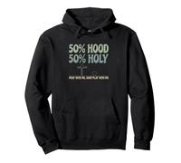 Dicton Religieux chrétien 50% Capuche 50% Saint Sweat à Capuche