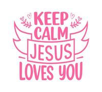 Dictons et proverbes religieux chrétiens Stickers gravés 49.2x61.3cm Stickers pour vitres Rose