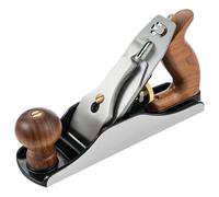 DICTUM® Rabot d'établi N°4 - Rabot à main de précision avec fer en acier SK4 61 HRC | Rabot professionnel pour dressage, finition et travail du bois