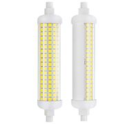 DiCUNO 2 Pièces Ampoule LED R7s 118mm dimmable, 10W=75W lampe halogène, 1100LM, Lumière linéaire à culot R7s, Blanc froid 5000K, 100-230V, Angle du faisceau 180 °pour projecteur et applique