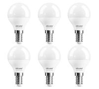 DiCUNO Ampoule LED E14 5W, équivalent 50W, 550lm, Blanc froid 5000K, Ampoule Ronde P45 Petit Culot à Vis, Non-dimmable, CRI 90, Angle 220°, G45 Globe LED Économie d'énergie, Lot de 6