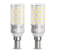 DiCUNO Ampoule LED E14 8W, Équivalent 100W halogène, 1000lm, 6000K Blanc froid, Petit culot à vis E14, Ampoule Maïs LED Non-dimmable, Lot de 2